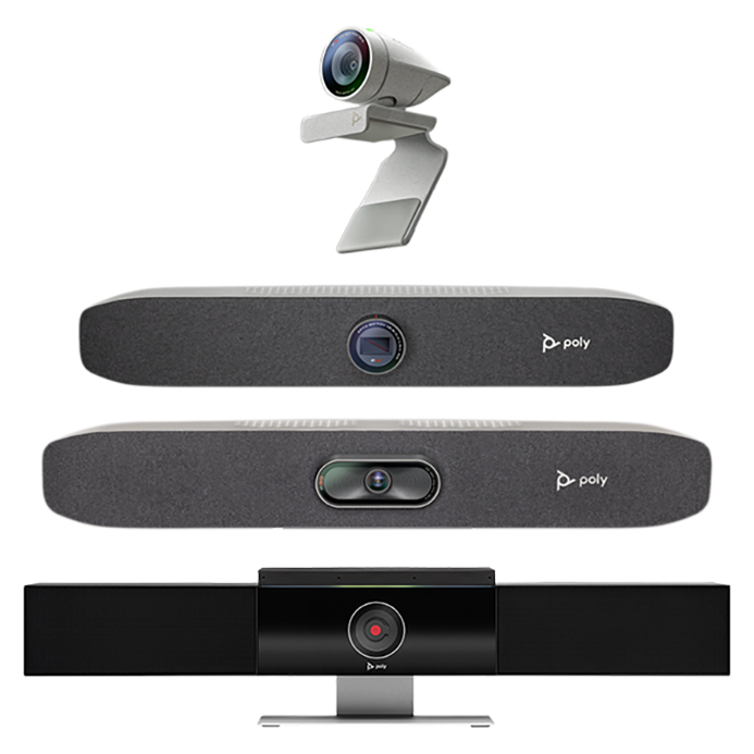 SOUND INCREDIBLE AND LOOK EVEN BETTER— POLY STUDIO VIDEO BARS & WEBCAMS DELIVER!